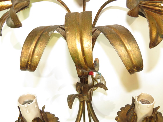 Image 1 of Wall light with lilies years