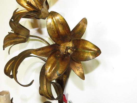 Image 1 of Wall light with lilies years