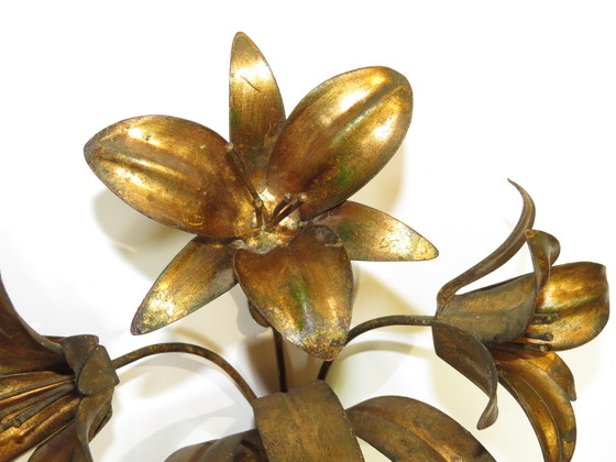 Image 1 of Wall light with lilies years