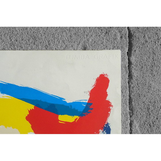 Image 1 of Vintage lithograph by Bengt Lindström, Sweden 1995