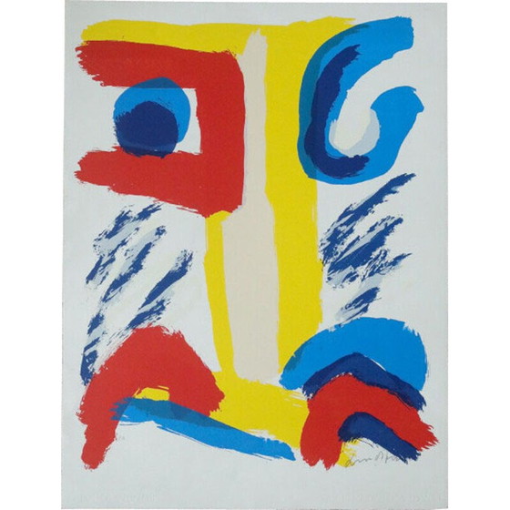 Image 1 of Vintage lithograph by Bengt Lindström, Sweden 1995