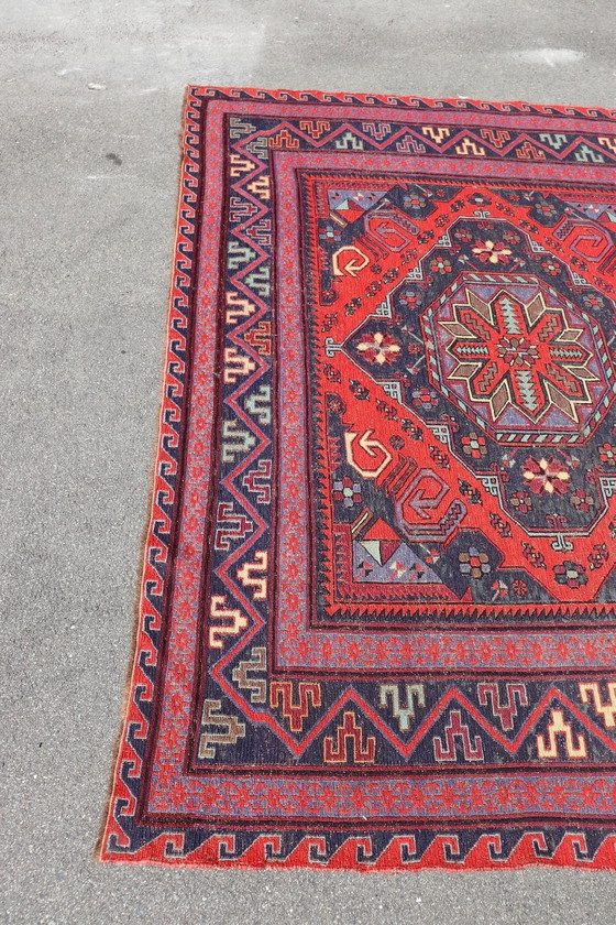 Image 1 of Large Middle Eastern Shiraz Rug, Cm 338 X Cm 220