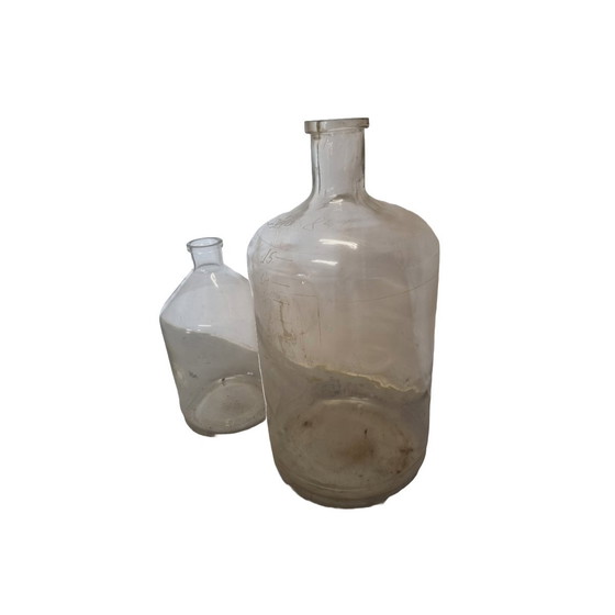 Image 1 of Old Glass Measuring Bottles, 2nd Half 20th Century