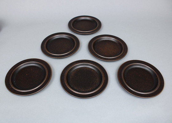 Image 1 of Ulla Procopé (1921-1968) six-piece breakfast set - Ruska model - Arabia, Finland - 1960s / 1970s (26)