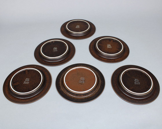 Image 1 of Ulla Procopé (1921-1968) six-piece breakfast set - Ruska model - Arabia, Finland - 1960s / 1970s (26)