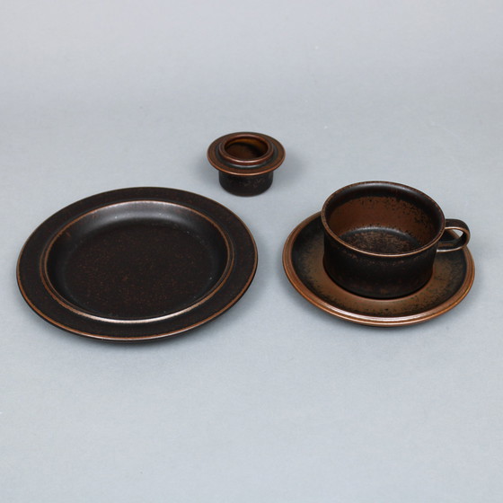 Image 1 of Ulla Procopé (1921-1968) six-piece breakfast set - Ruska model - Arabia, Finland - 1960s / 1970s (26)