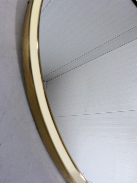 Image 1 of Brass wall mirror Vereinigte Werkstatten München 1950s