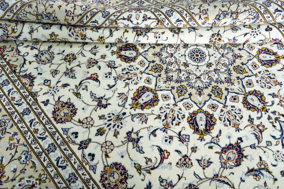 Image 1 of Tappeto orientale in sughero Keshan annodato a mano – 350 x 249 cm