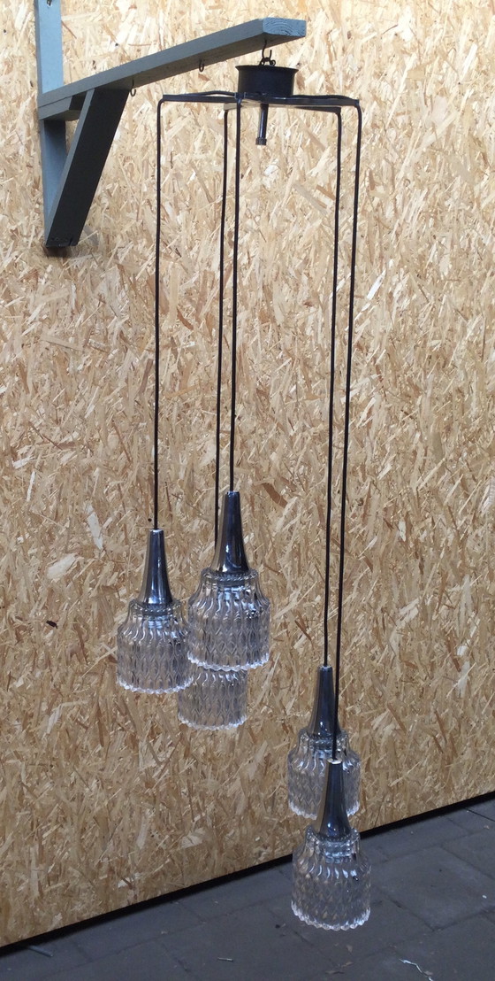 Image 1 of Lampada a sospensione a cascata vintage