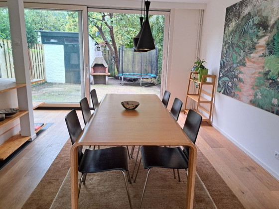 Image 1 of Table de salle à manger en bambou par Henrik Tjaerby pour Artek Studio