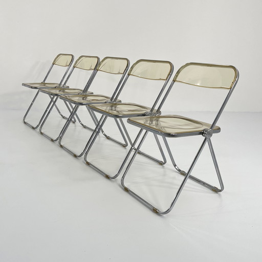 Plia Folding Chair By Giancarlo Piretti For Anonima Castelli, 1960S