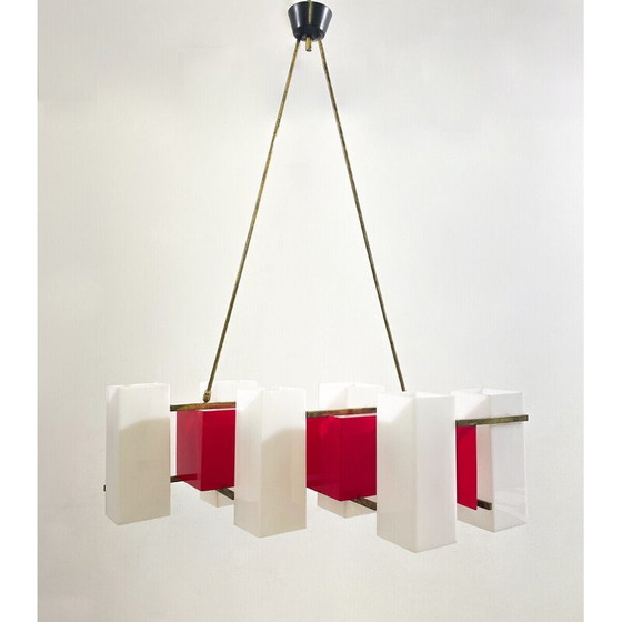 Image 1 of Lampadario italiano vintage Stilux