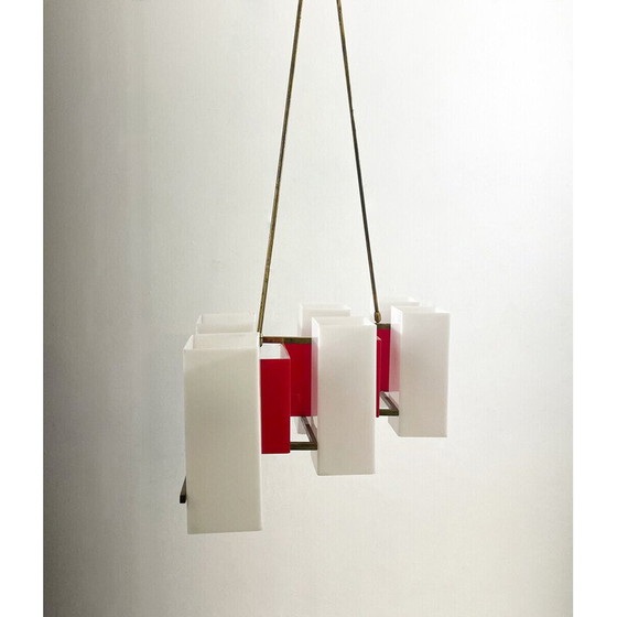 Image 1 of Lampadario italiano vintage Stilux