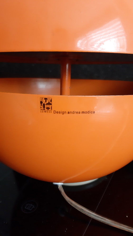 Image 1 of Lumess door Andrea Modica - Design Lamp oranje