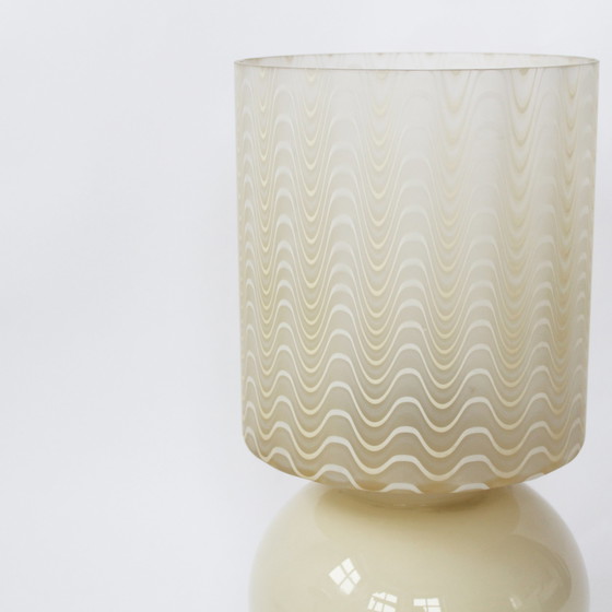 Image 1 of Lampe en verre italienne vintage