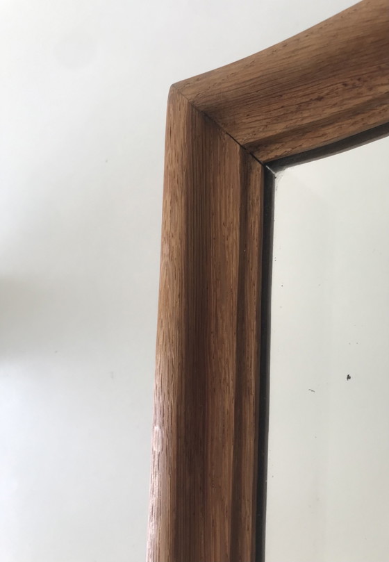 Image 1 of Vintage Oak Mirror
