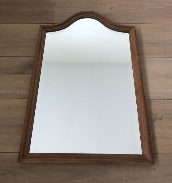 Image 1 of Vintage Oak Mirror