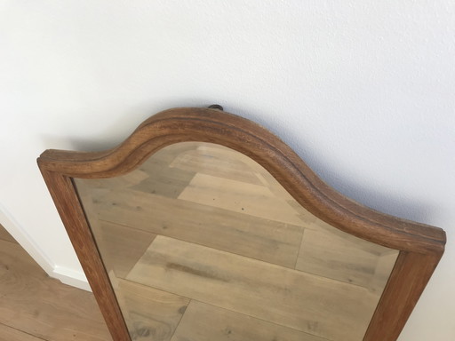 Miroir en chêne vintage