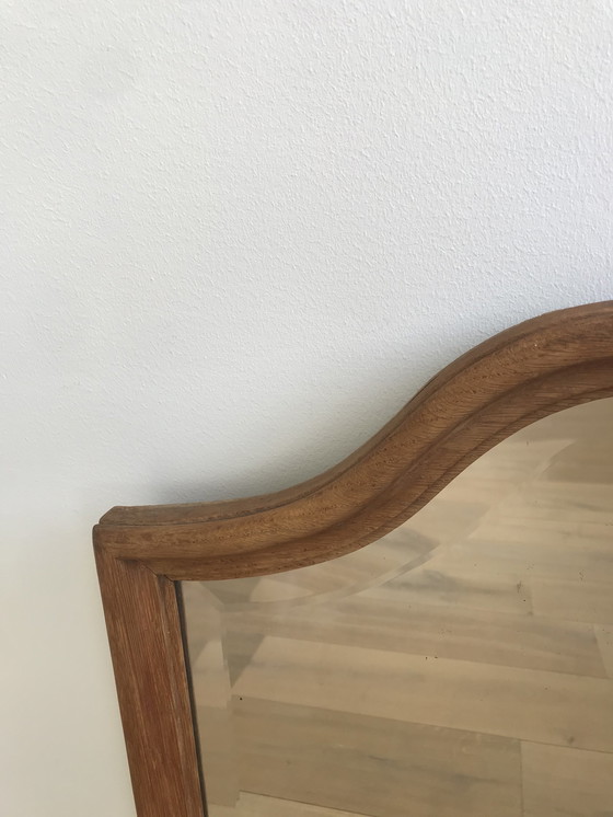 Image 1 of Vintage Oak Mirror