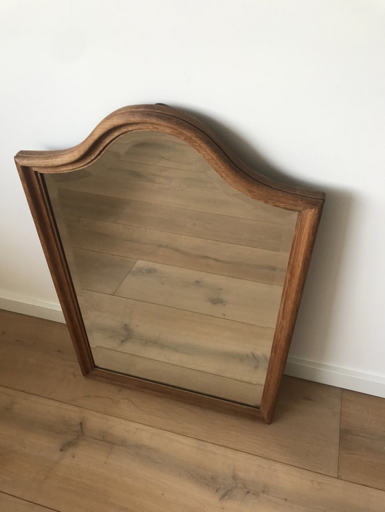 Image 1 of Vintage Oak Mirror