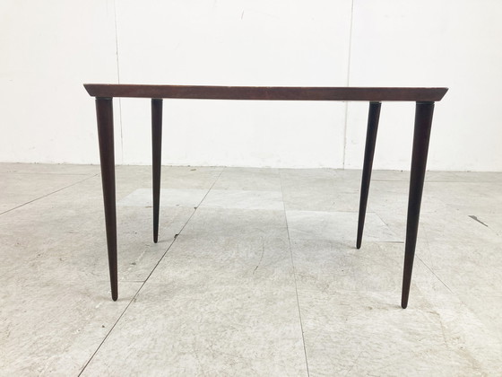 Image 1 of Aldo Tura Lacquered Goatskin side Table