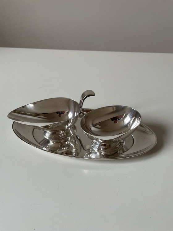 Image 1 of Gero Cream set silver plated