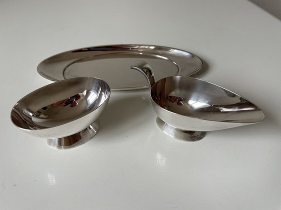 Image 1 of Gero Cream set silver plated