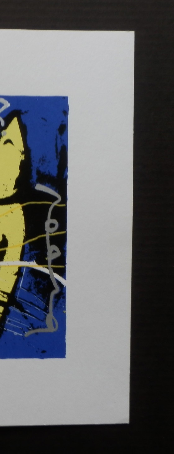 Image 1 of Silkscreen Herman Brood - Cat