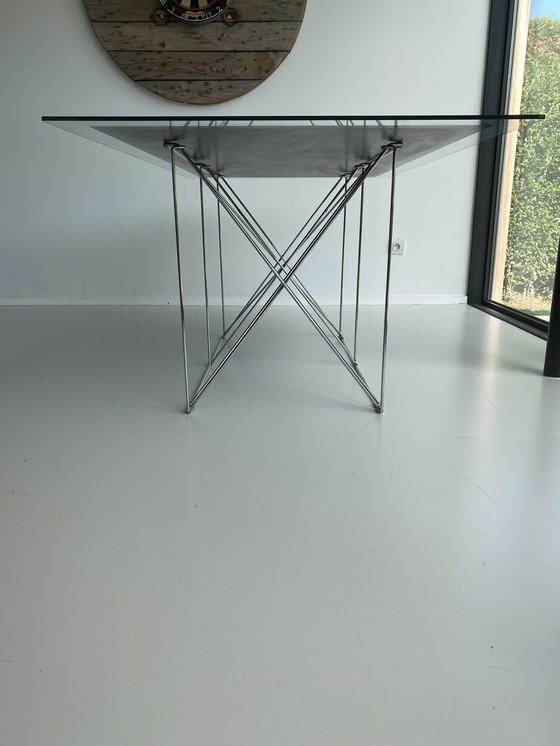 Image 1 of Max Sauze glass folding table