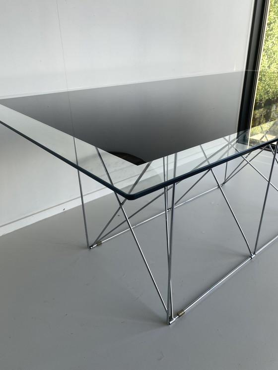 Image 1 of Max Sauze glass folding table