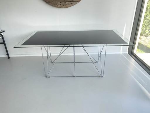 Max Sauze glass folding table