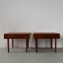 2 tables de chevet vintage