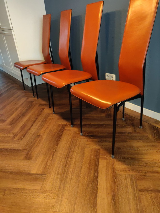 Image 1 of 4x chaises de salle à manger Fasem