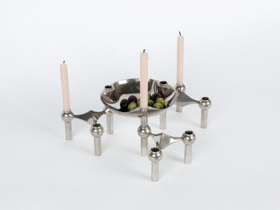 Image 1 of Stoff Nagel candle holder & bowl set