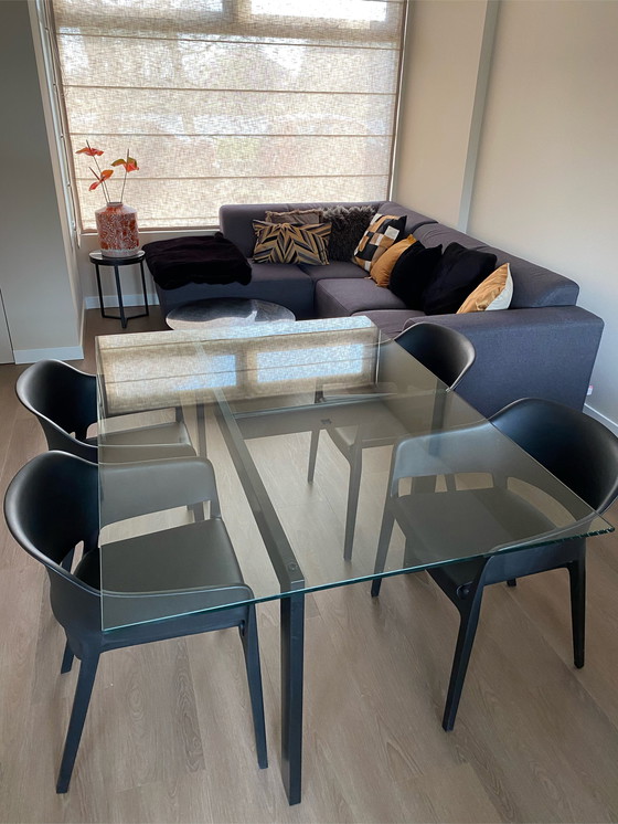 Image 1 of Terstal glass dining table/desk