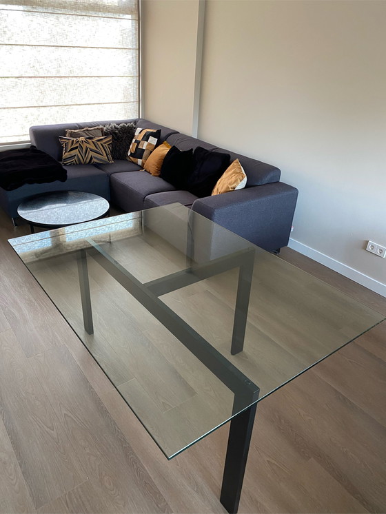 Image 1 of Terstal glass dining table/desk