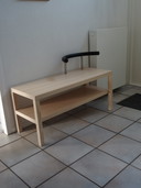 Norrmade bench for a waiting room or hall