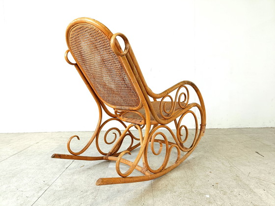 Image 1 of Vintage thonet style rocking chair