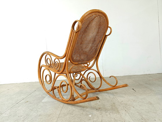 Image 1 of Vintage thonet style rocking chair