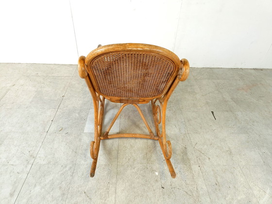 Image 1 of Vintage thonet style rocking chair