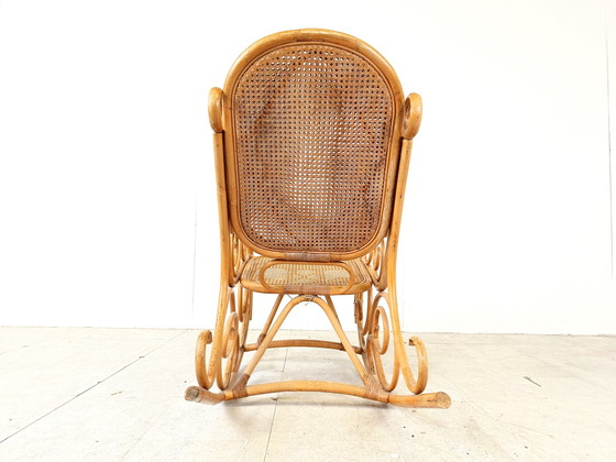 Image 1 of Vintage thonet style rocking chair