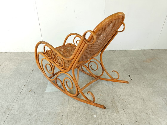 Image 1 of Vintage thonet style rocking chair