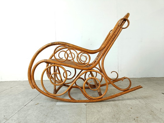 Image 1 of Vintage thonet style rocking chair