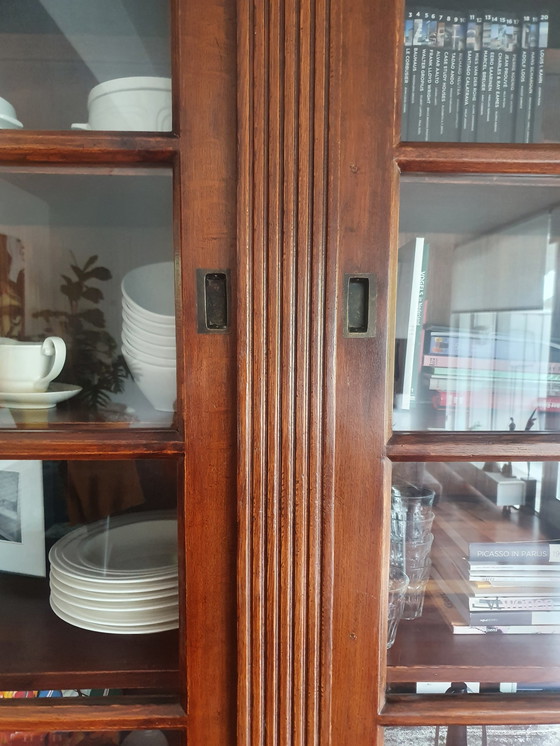 Image 1 of Flamant teak display cabinet