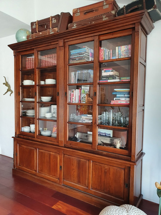 Image 1 of Flamant teak display cabinet