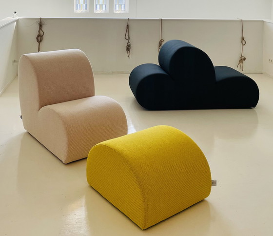 Image 1 of Ensemble LEVI : canapé, chaise longue et pouf