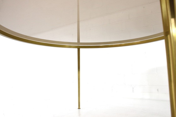 Image 1 of Ateliers Unis d'or Hollywood Regency Coffee Table / Table basse en laiton
