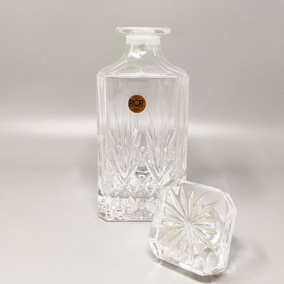 Image 1 of 2x RCR Vintage Crystal Glasses + Decanter
