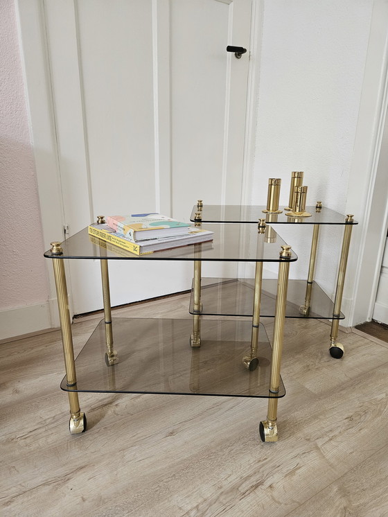 Image 1 of 2x Hollywood Regency bar carts