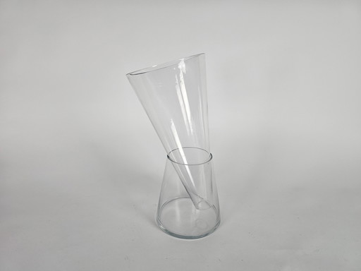 Willem Noyons - Goods double vase - glass - transparent - after 2000